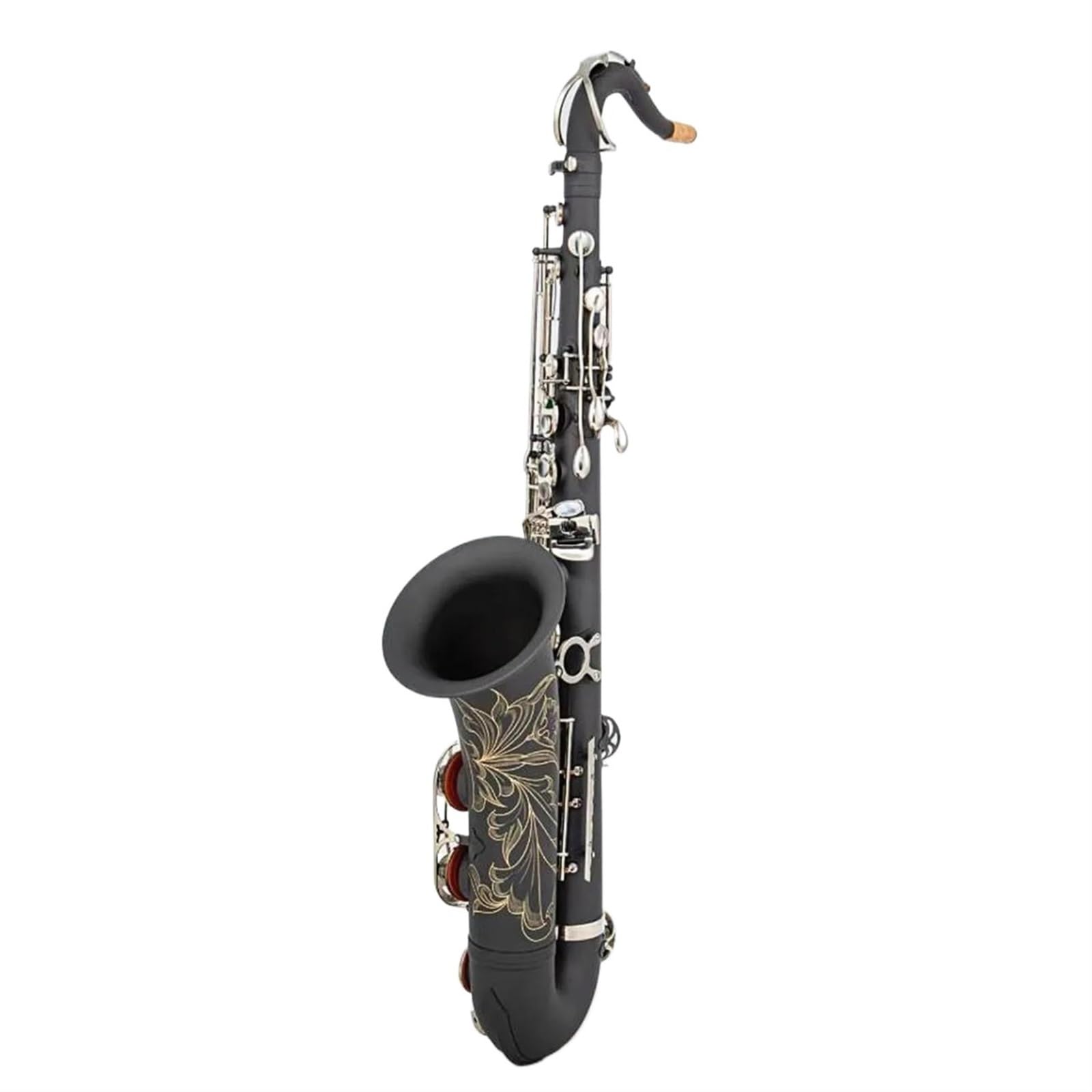 Saksofon Saksofon Tenorowy B Flat Black Profesjonalny Instrument Muzyczny Grający Na Saksofonie Z Etui