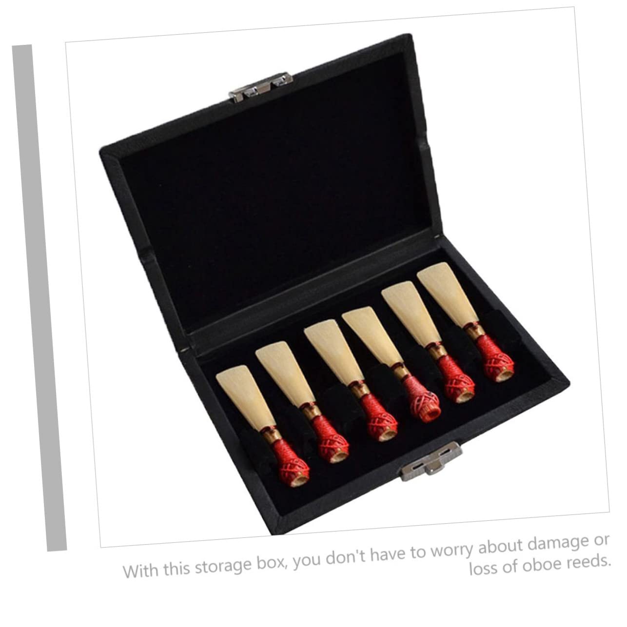 Abaodam Box Musical Instruments Storage Container Holder Breathable Air Holes Sturdy Material