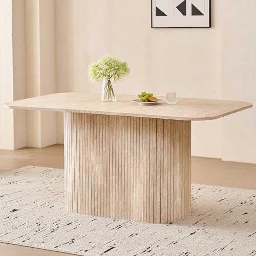 HJhomeheart Mesa de Comedor Rectangular