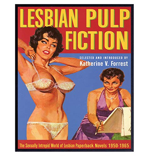 Lesbian Fiction Wall Art - Lesbian Gifts for Girlfriend - Picture Set for Gay, LGBTQ, Queer Women - Vintage Hollywood Movie Poster - Chic Home Decor - Retro Classic Room Decoration Print - 8x10