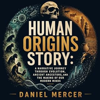 Human Origins Story: A Narrative Journey Through Evolution, Ancient Ancestors, and the Making of Our Modern Minds cover art