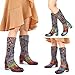 gracosy Botas de Cuero Mujer Otoño e Invierno 2019 Tacon Alto Estilo...