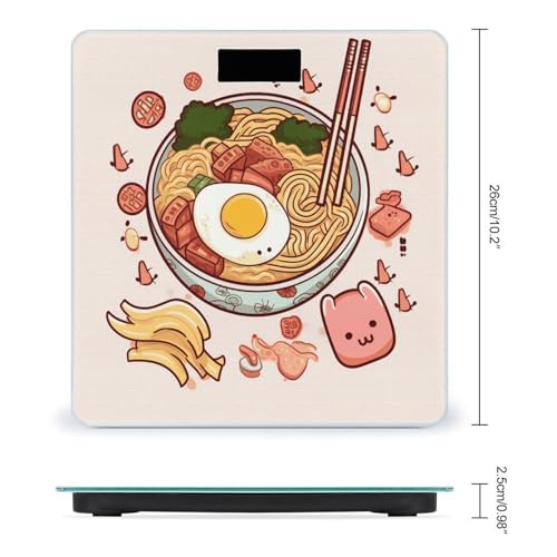 Báscula Digital para Baño Delicious Sweet Ramen 400 lb miniatura 2