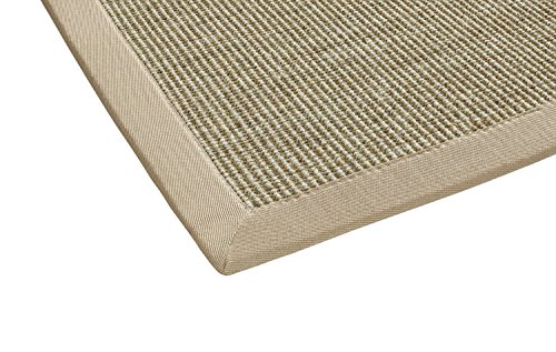 BODENMEISTER Sisal-Teppich modern hochwertige Bordüre Flachgewebe, Variante: beige braun natur, 60x110 - 4