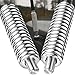 Wadoy SS-3H CB Antenna Spring Mount, Stainless Steel Antenna Spring Heavy Duty Antenna Spring to fit Mobile/in-Vehicle CB Radio Antenna Mount up to 60" Long and 3/8" - 24 Threads(Pack of 2)