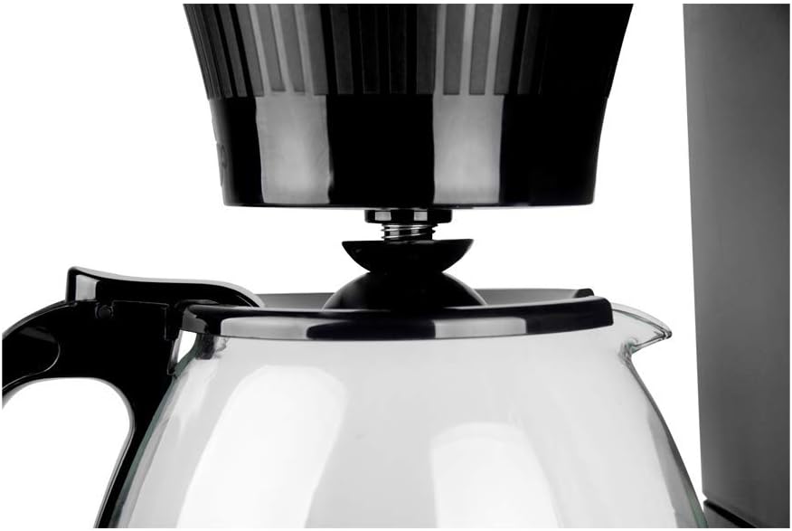 Taurus| Velvet Digital| Programmable Digital Coffee Maker for 24 Hours with Permanent Filter| (700 Watts)| Glass|Black