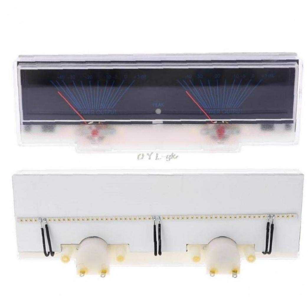Panneau amplificateur de puissance avec indicateur DB double vu-mètre audio