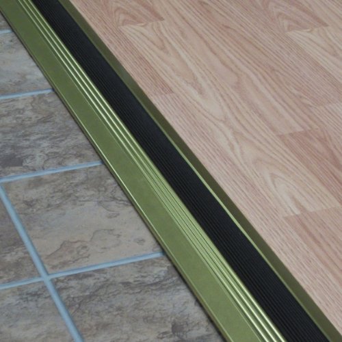 Anodized Brite Gold Deluxe Low Threshold With Vinyl Seal - Md Building Products 09159 #TOP4