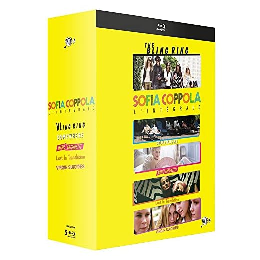 Sofia Coppola, l'intégrale - Coffret 5 films : The Bling Ring + Somewhere + Marie-Antoinette + Lost in Translation + The Virgin Suicides [Francia] [Blu-ray]