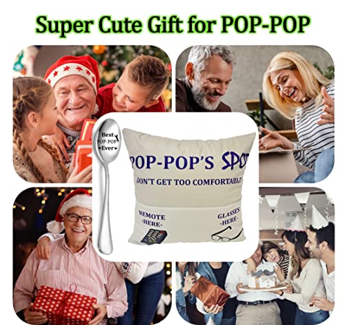 POP-POP-Gifts-Grandpa-Gifts-2-Pocket-2-Sided-POP-POP-Pillow-Covers-18×18-Inch-and-POP-POP-Ever-Engraved-Spoon-Fathers-Day-Birthday-Christmas-Stocking-Stuffers-Thanksgiving-Day-Gifts POP POP Gifts Grandpa Gifts 2 Pocket 2 Sided POP POP Pillow Covers 18×18 Inch and POP POP Ever Engraved Spoon Fathers Day Birthday Christmas Stocking Stuffers Thanksgiving Day Gifts