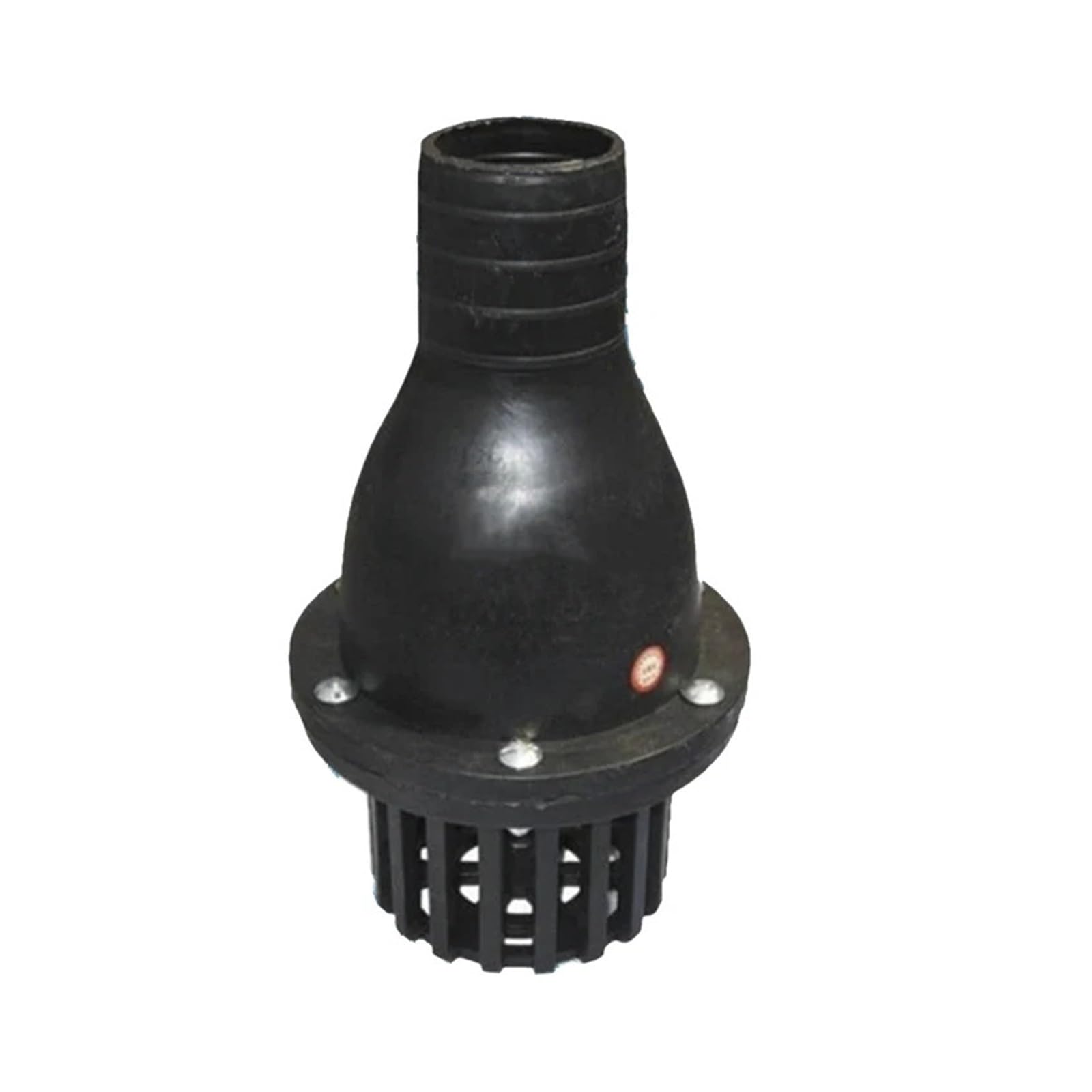 Fluid machine valve external diameter water jet pump pvc foot bottom valve foot bottom valve(DN100-100mm-black)
