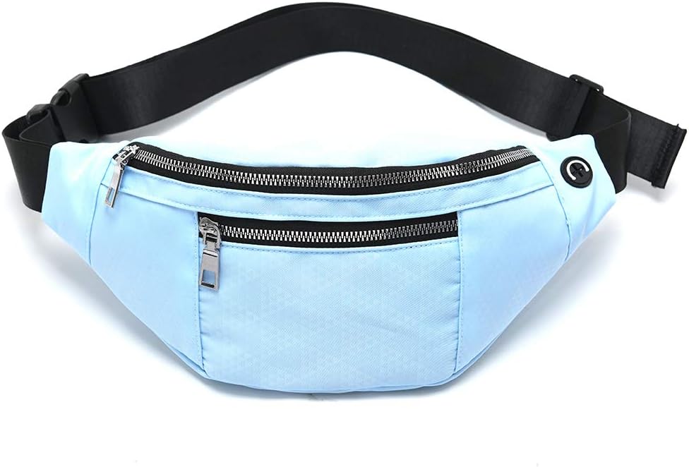 LTHAOO Fanny Pack for Men Women - Water Resistant Fashion Waist Bag Pack with Adjustable Strap for Travel Hiking Running Outdoor Sports.