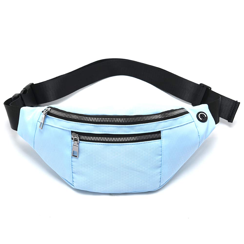 LTHAOO Fanny Pack for Men Women - Water Resistant Fashion Waist Bag Pack with Adjustable Strap for Travel Hiking Running Outdoor Sports.