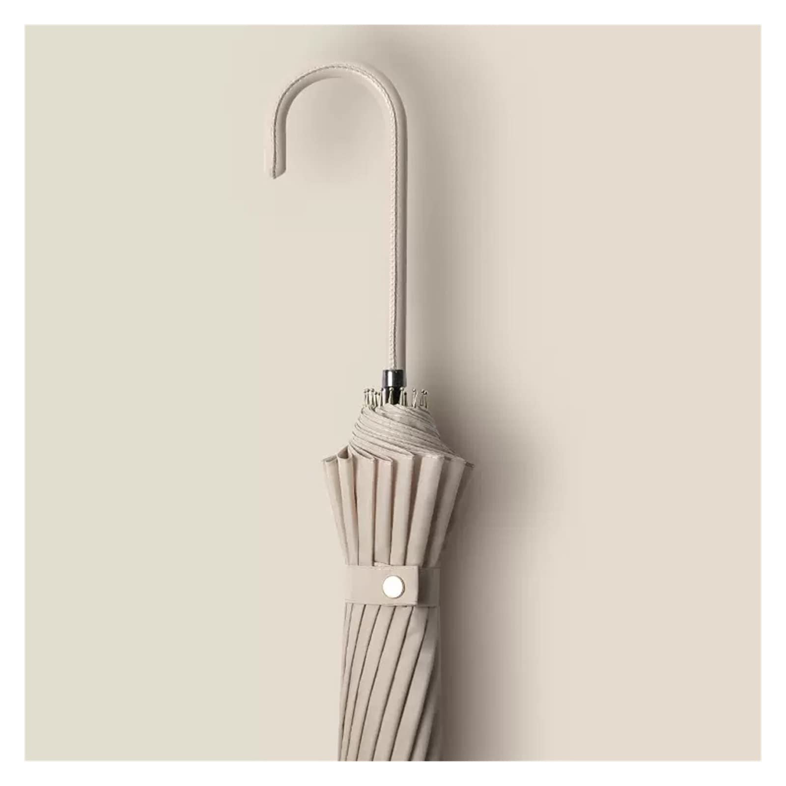 Parapluie à long manche TUSUOD en toile double renforcée pour dame élegante