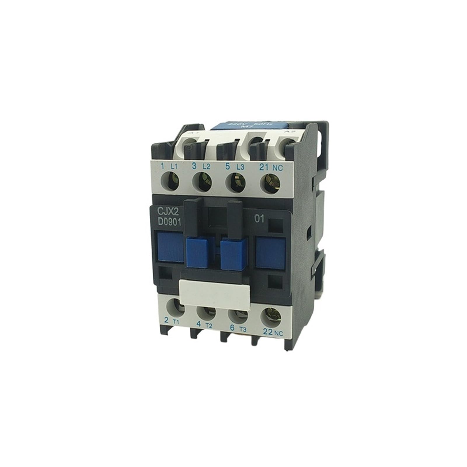 WQGQPXOB 220V Coil Motor Controller AC contactor 3P 3 Pole NC 660V 5.5KW CJX2-0901