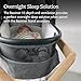 UPPAbaby Bassinet V3 - Compatible with Vista, Cruz, Ridge Strollers - Overnight Sleep Solution - Mattress, Sheet and Bug Shield Included - Julian (Dusty Blue Mélange)