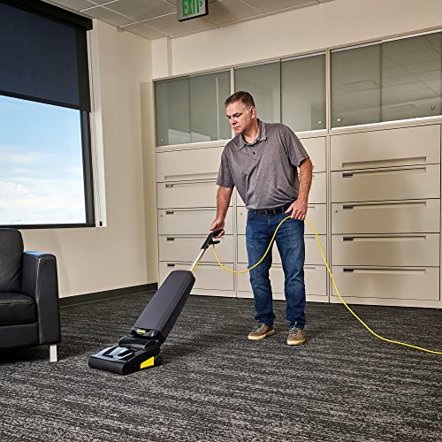 Image of KARCHER Commercial Upright Vacuum Cleaner - Ranger 12 inch - Single Motor Vaccum with HEPA Filtration - Ideal for Restaraunts, Hotels, & Commercial Indoor Spaces - 25ft. Power Cord
