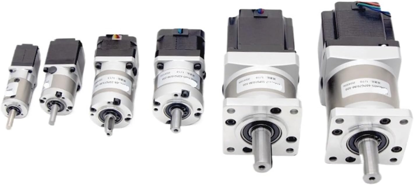 1pcs 20/28/35/42/57/60mm High Accuracy 15 Arcmin Planetary Gear Reducer for Nema8/11/14/17/23/24 Stepper Motor(Ratio 6,Driver-UM244)