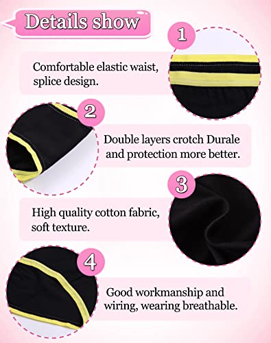 Finihen Girls Cotton Bikini Panties For Teen Girls Underwear Comfortable Multipacks Size 12 #TOP3