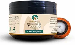 Manteiga de Tucumã 100% vegetal - uso capilar e corporal (120g)