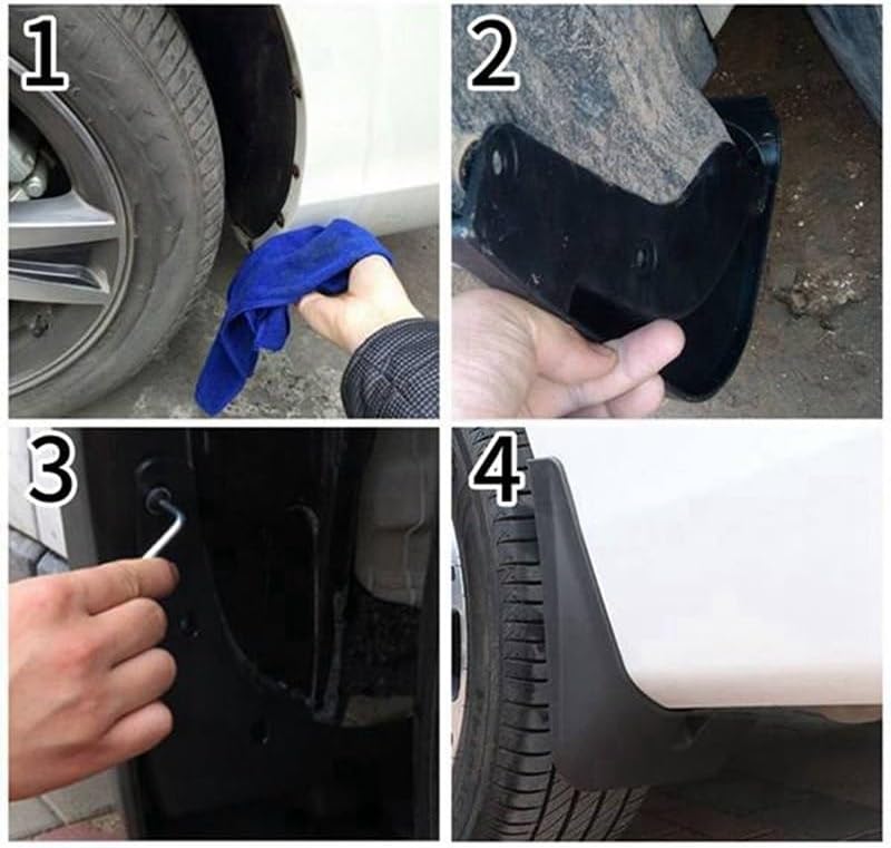 泥除け車 起亜のためのピカント 2011-2018 マッドガードフェンダー泥ガードフラップスプラッシュフラップアクセサリー 車 泥