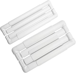 GETAJGHSD 2 Sets Portable Square Embroidery Frame with Clamp DIY Clip Cross Stitch Rack for Quilting Needlepoint Silk-Painting Lightweight Easy to Assemble