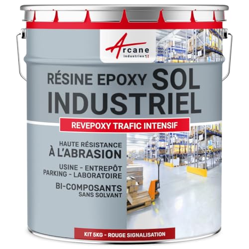 ARCANE INDUSTRIES Résine epoxy Sol - Peinture resine pour sols béton,Ciment,carrelage : REVEPOXY...