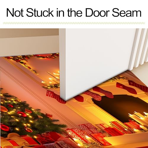 Tapete de puerta suave y decorativo ideal para la entrada de tu hogar en Navidad 6