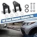 X AUTOHAUX 1 Set Car Off Road Bumper Adapter for Blue Ox Tow Bars - Avail BX7420 Ascent BX4370 Off-Road Tow Bar Adapter Kit