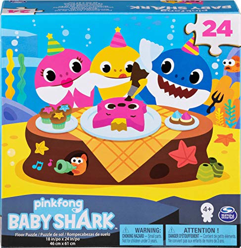 Cardinal Games 6053614 Baby Shark 24pc Puzzle Multicolor , color/modelo surtido