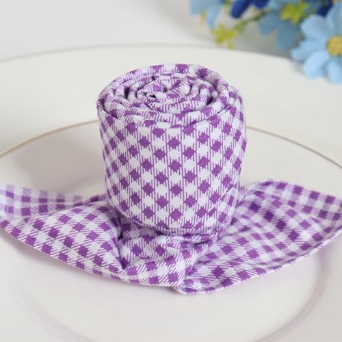 Servilletas de Tela Checkered 18x18 Pulgadas Pack x6 miniatura 2
