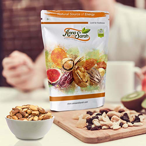 Anna And Sarah Raw Brazil Nuts, 2 Pound Bag, Jumbo Size Whole Brazil Nuts, Unsalted Nuts In Resealable Bag, 2 Lbs #TOP2