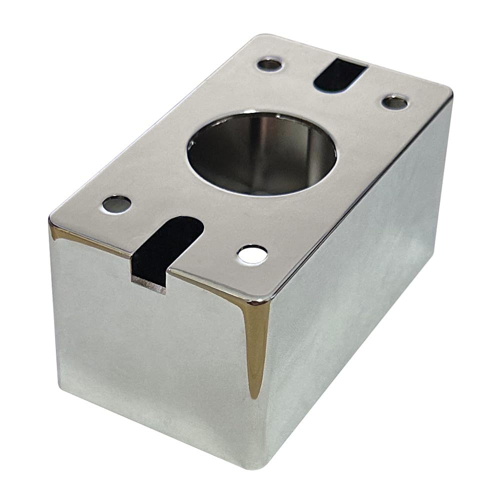 Back Box 86 * 50mm Mounting Accessory for Push Eixt/doorbell Button Switch Metal Electroplate