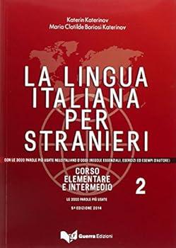 Paperback La lingua italiana per stranieri II. Lehrbuch: Corso elementare e intermedio [Italian] Book
