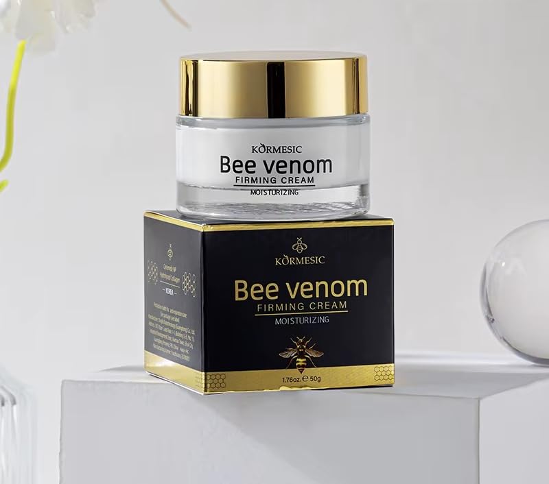 Crema reafirmante con veneno de abeja, colágeno hidrolizado y ceramida NP – 50 ml – Para una mayor firmeza, elasticidad, suavidad e hidratación (cuidado de la piel coreano)