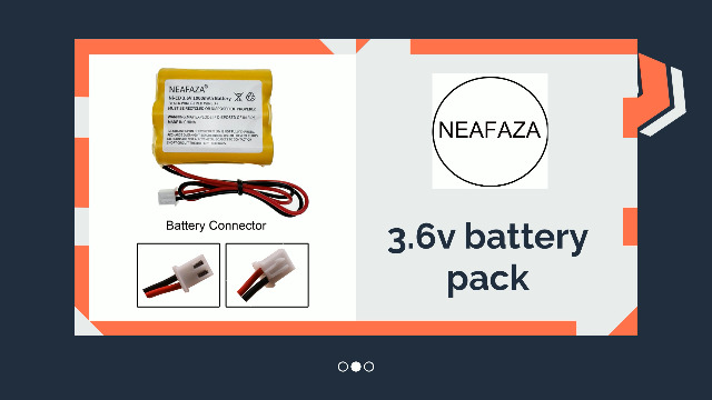 Amazon.com: NEAFAZA 3.6v 1000mAh Ni-CD Exit Sign Emergency Light