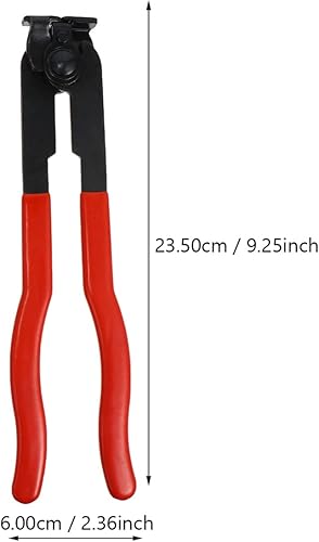 Miniatura 6 de DOITOOL Alicates de abrazadera de manguera para reparaciones automotrices, herramienta de banda plana giratoria, agarre de precisión y clips de