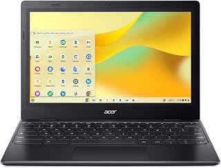 Acer Chromebook, Intel Celeron- N4500 Processor, 4GB LPDDR4 RAM, 64GB eMMC, 29.46cm /11.6" inch HD Display, Chrome OS, Intel UHD Graphics,WiFi 5, Black, 1.2 KG, CO731, Thin & Light Laptop