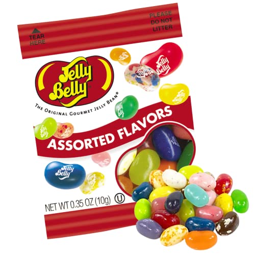20 Mini Packs Of Assorted Flavor Jelly Beans, Individually Bagged For Easter Basket Stuffers, Bulk Chewy Candy, Pack Of 20 #TOP1