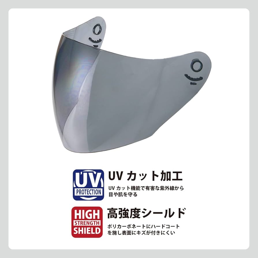 Amazon | [リード工業] バイク用ヘルメットシールド ストラックス SJ-8