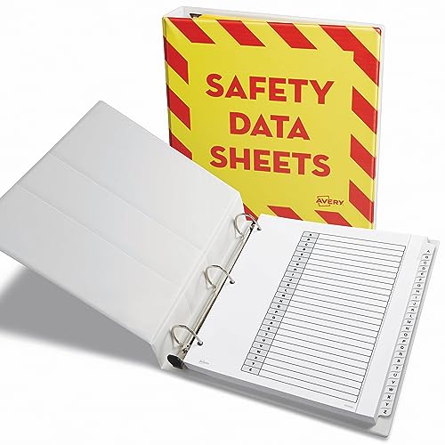 Avery Big Tab Insertable 2 Pocket Dividers For 3 Ring Binders, 5-Tab Set, Bright Two-Tone Multicolor, 1 Set (11988) #TOP7