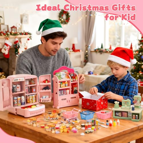 Mini cesta de la compra para juguetes y juegos de imitación infantiles 4