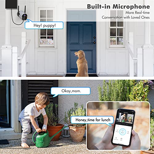 Zumimall Security Cameras Wireless Outdoor - 2K Solar Powered Security Camera With 3Mp Color Night Vision, Outdoor Wifi Surveillance Camera /2 Way Talk/Pir Motion Detection/Spotlight/Ip66 Waterproof #TOP5