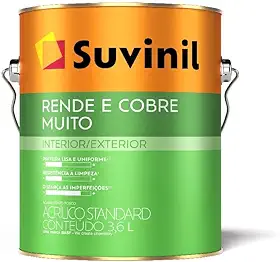 Tinta Acrílica Suvinil Rende e Cobre Muito Crômio 3,6L