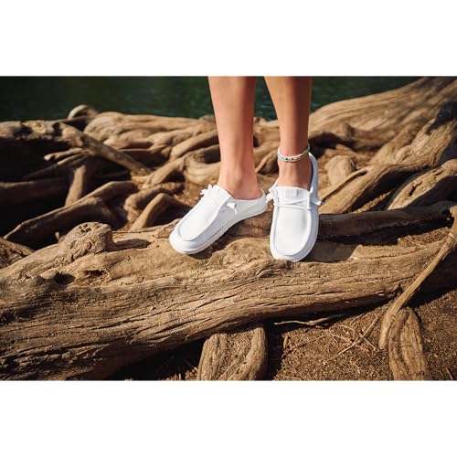 Image of HEYDUDE Women's Wendy Slip Mule Classic | Lightweight Women's Slip-On Shoes | Comfortable & Casual Everyday Footwear