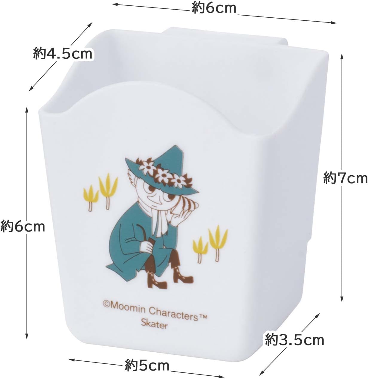 Skater KTP2-A Refrigerator Door Pocket, Large, Tube Pocket, Moomin