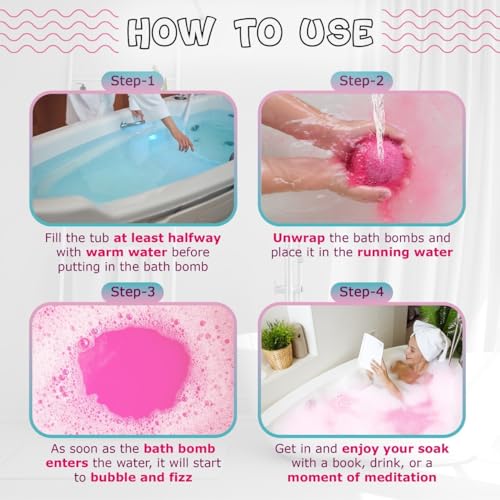 Image of THE BODY BUCKET Aqua, Ylang Ylang, orange and lemongrass relaxing bath bombs - All Natural Handcrafted Aromatic Fragrance - Perfect Bath Gift for Kids, Men & Women- 65 gm each (Pack of 4)