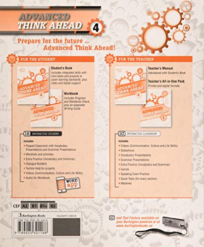 ADV THINK AHEAD 4 ESO EJ Manuel de révision idéal pour les devoirs