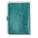 PEGAI Personalized Leather Journal Notebook- Handmade Leather Traveler's Notebook Planner |Refillable Leather Notebook Cover | Professional Notebooks for Work | DuPage Turquoise,Full | Lined
