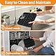 2 Stück Waffelform für Philips Airfryer Dual Basket 3000 -serie 6L/3L NA350, Silikonform Waffeleinsatz Airfryer Zubehör Heißluftfritteuse Belgische Waffelplatten